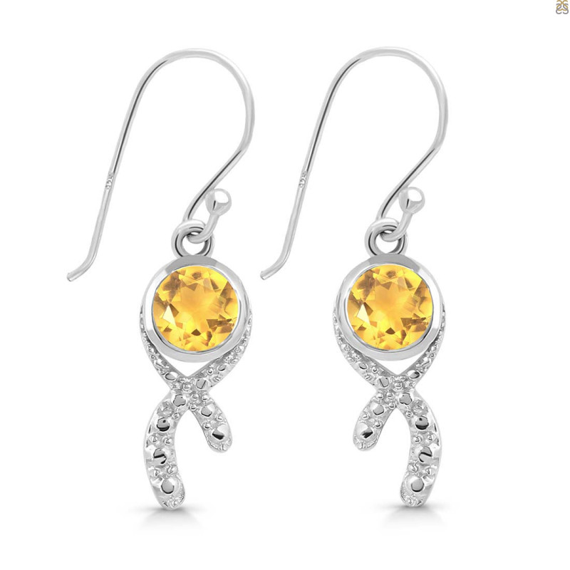 Citrine Earring