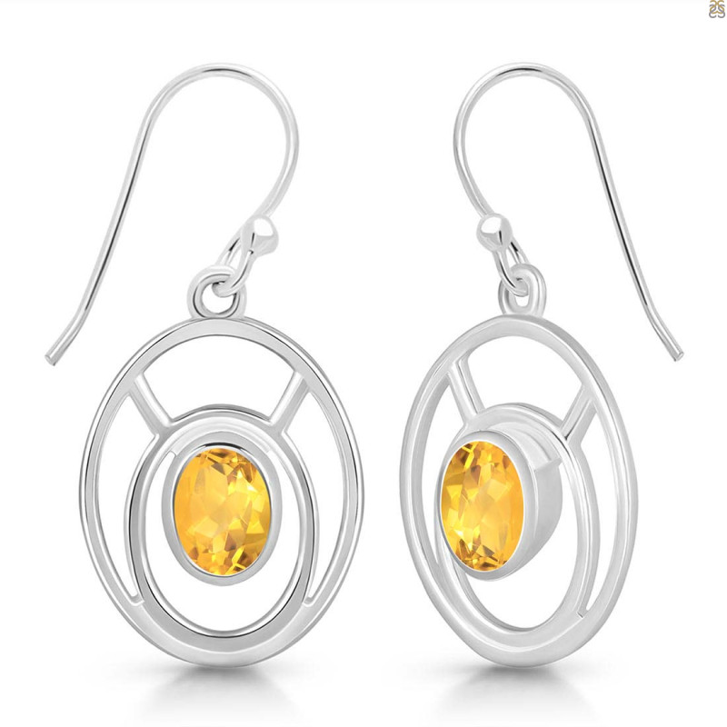 Citrine Earring