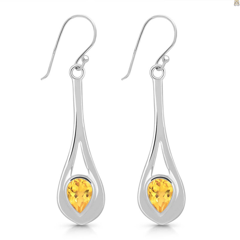 Citrine Earring CIT-RDE-274.