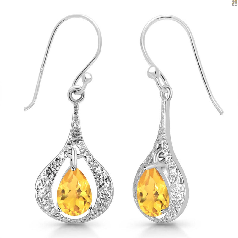 Citrine Earring