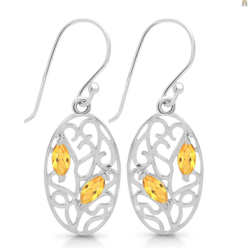 Citrine Earring