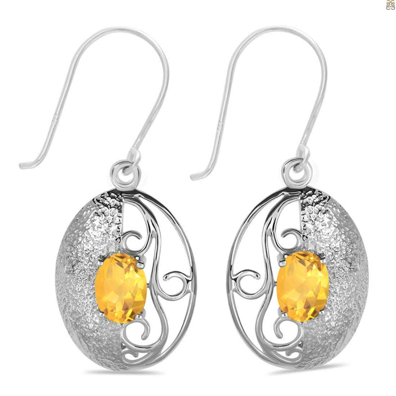 Citrine Earring