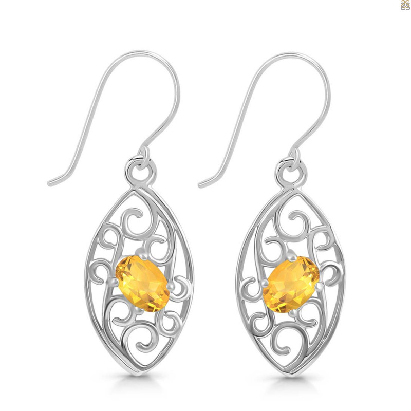 Citrine Earring