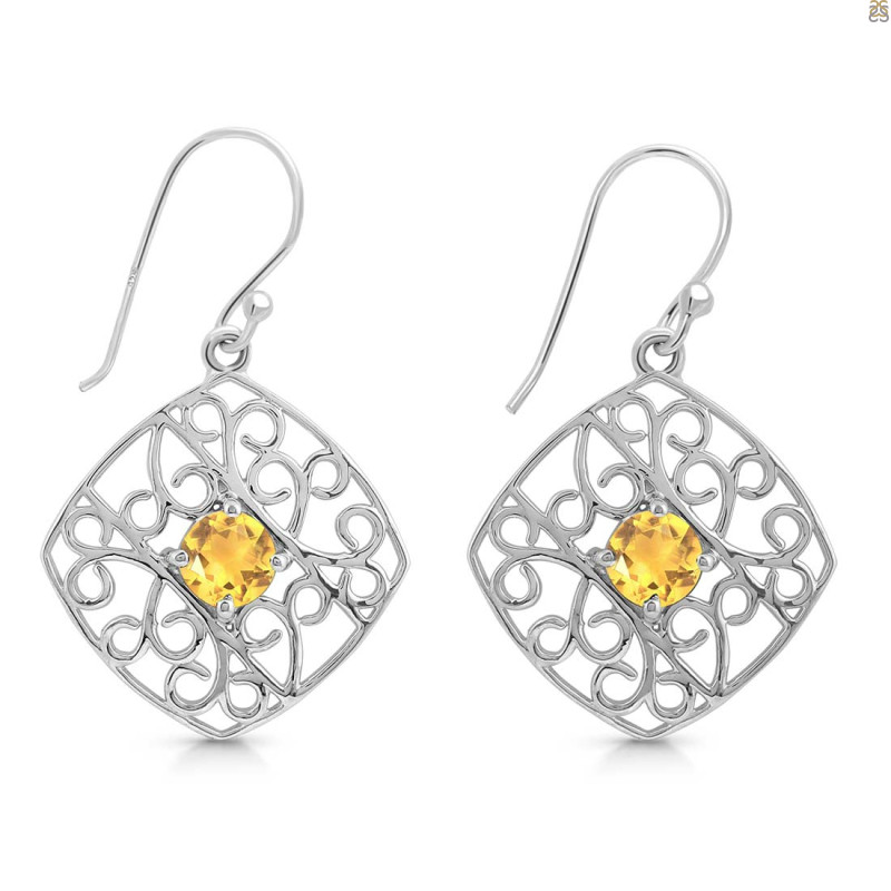 Citrine Earring