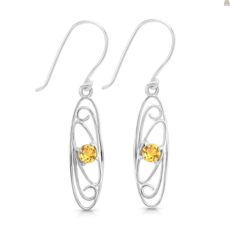 Citrine Earring