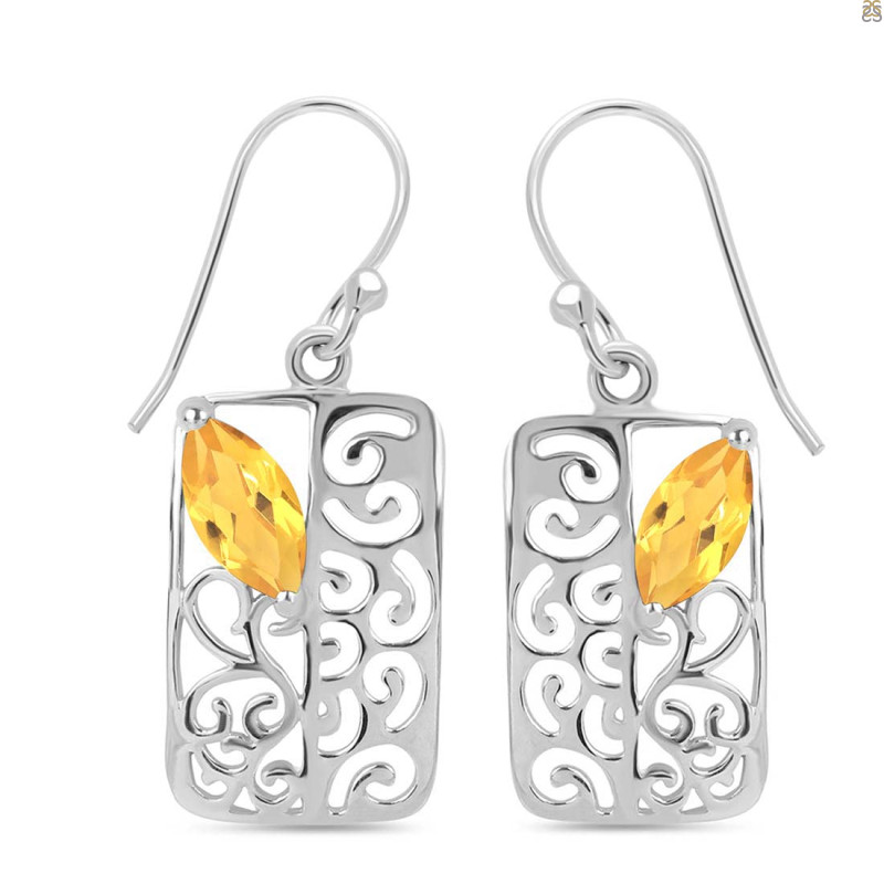 Citrine Earring