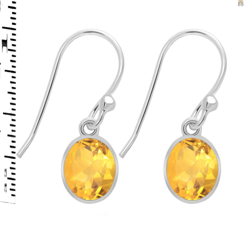 Citrine Earring CIT-RDE-547.