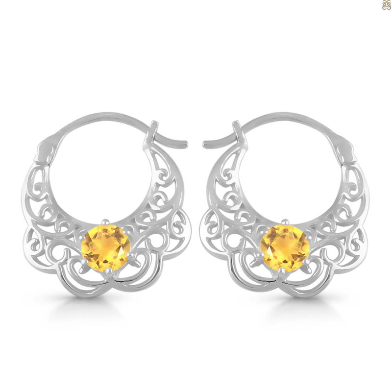 Citrine Earring