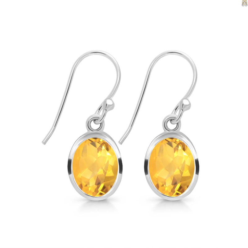 Citrine Earring CIT-RDE-561.