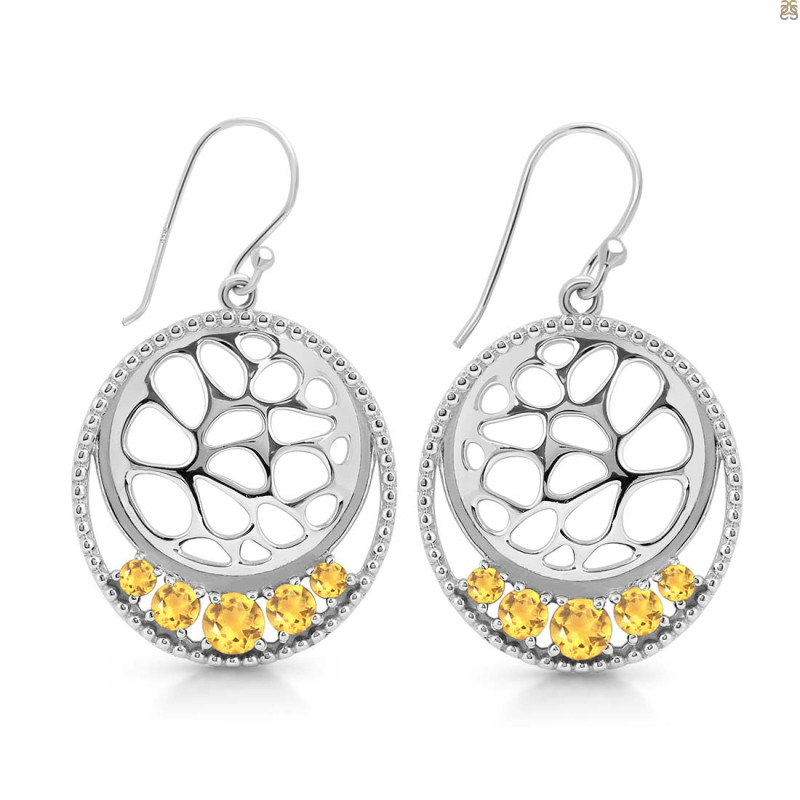 Citrine Earring