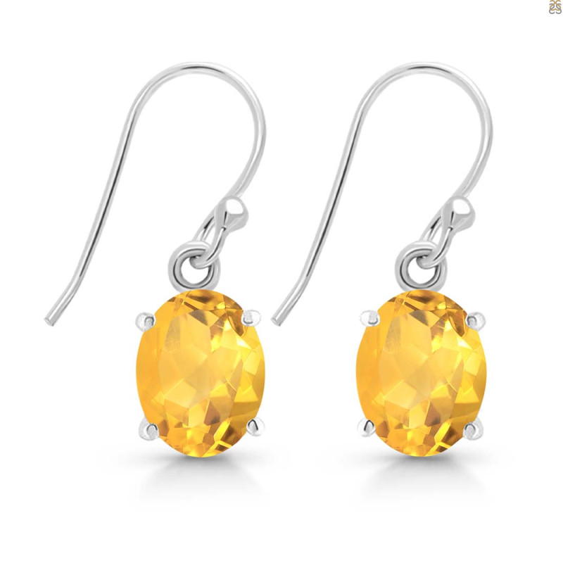 Citrine Earring CIT-RDE-673.