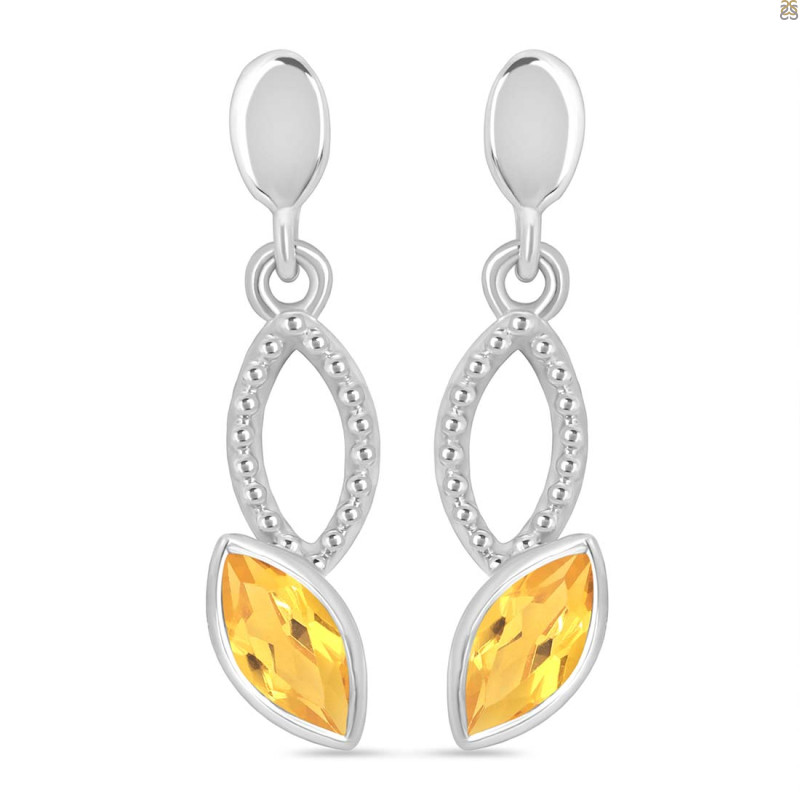 Citrine Earring CIT-RDE-70.