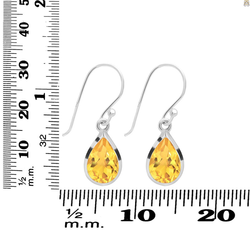 Citrine Earring CIT-RDE-707.