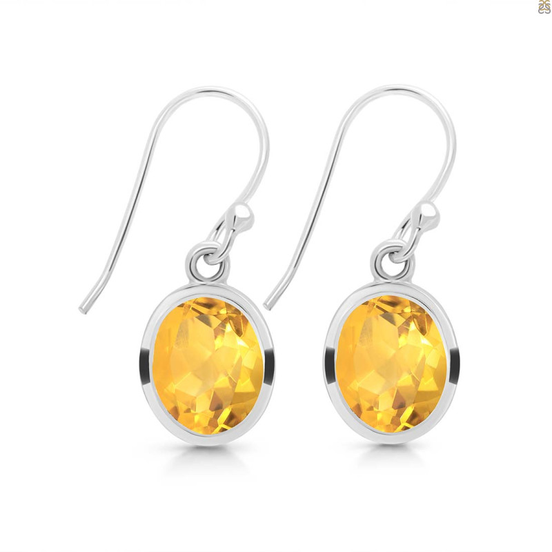 Citrine Earring CIT-RDE-708.