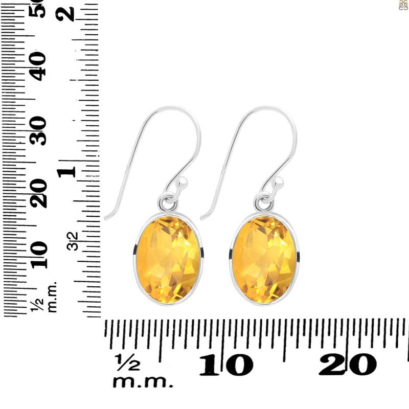Citrine Earring CIT-RDE-709.