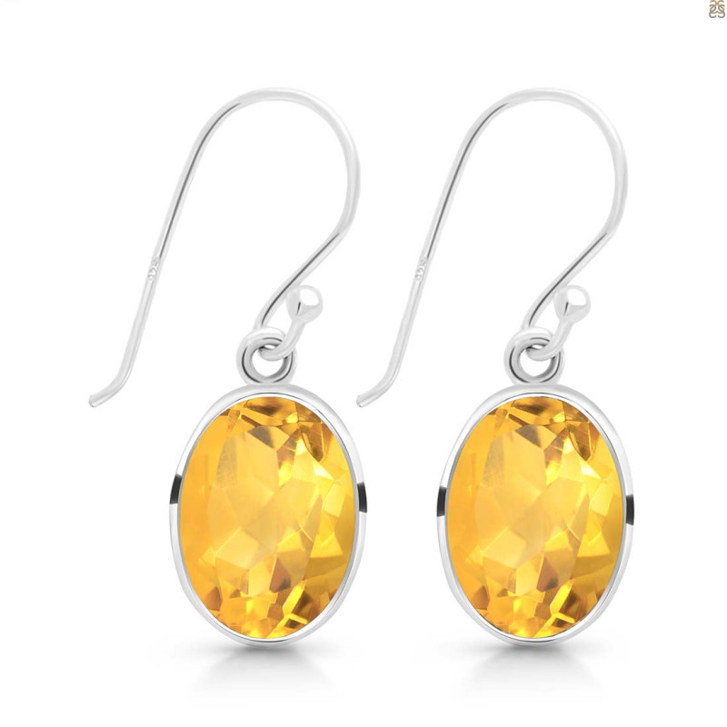 Citrine Earring CIT-RDE-709.