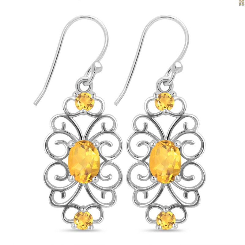 Citrine Earring