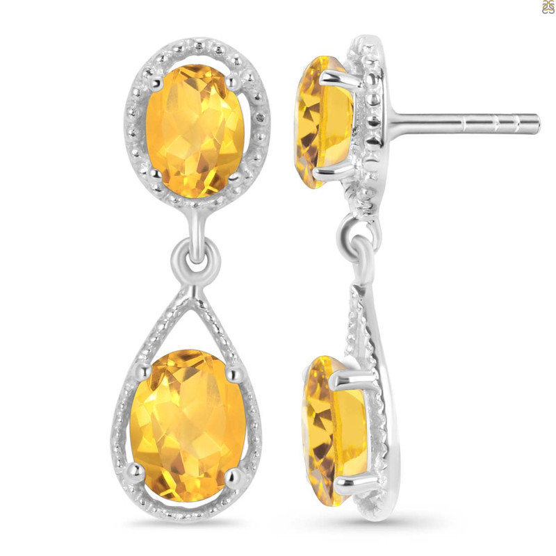Citrine Earring