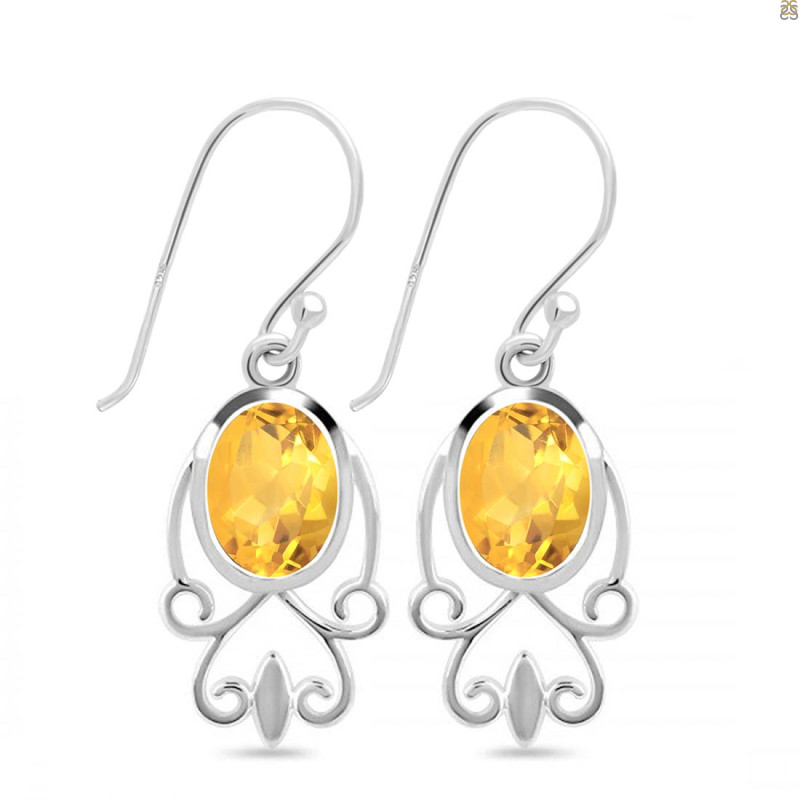 Citrine Earring