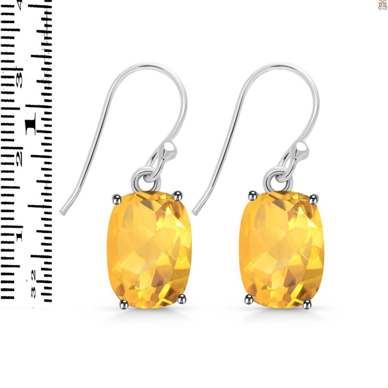 Citrine Earring CIT-RDE-978.