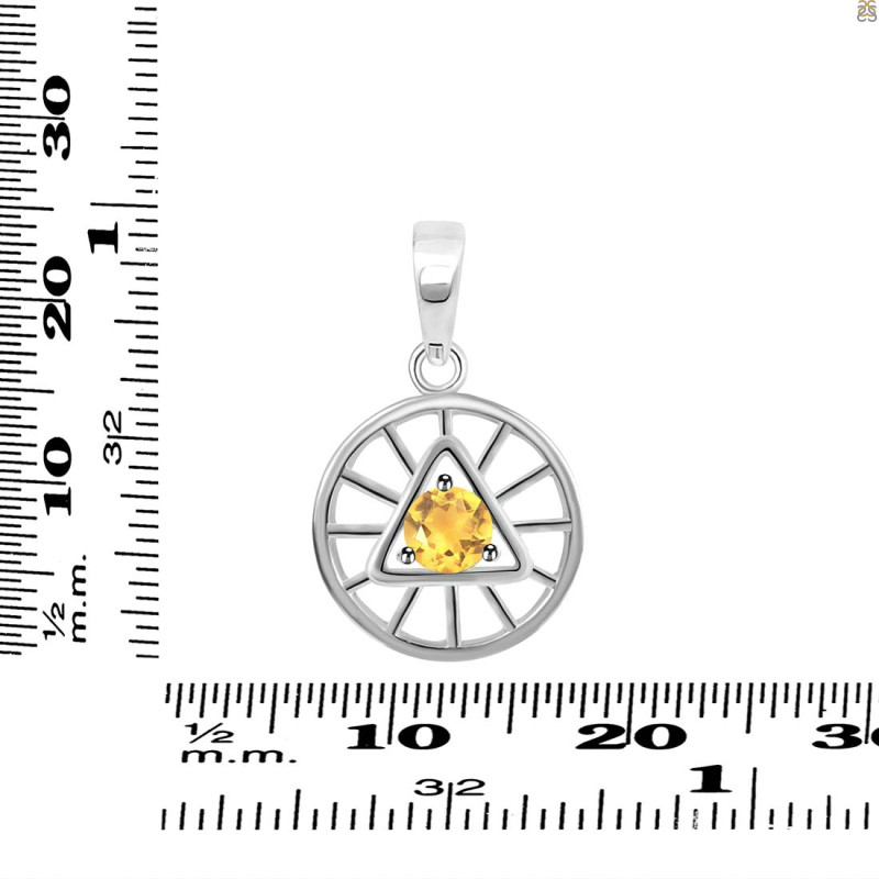 Citrine Illuminati Pendant CIT-RDEP-881.