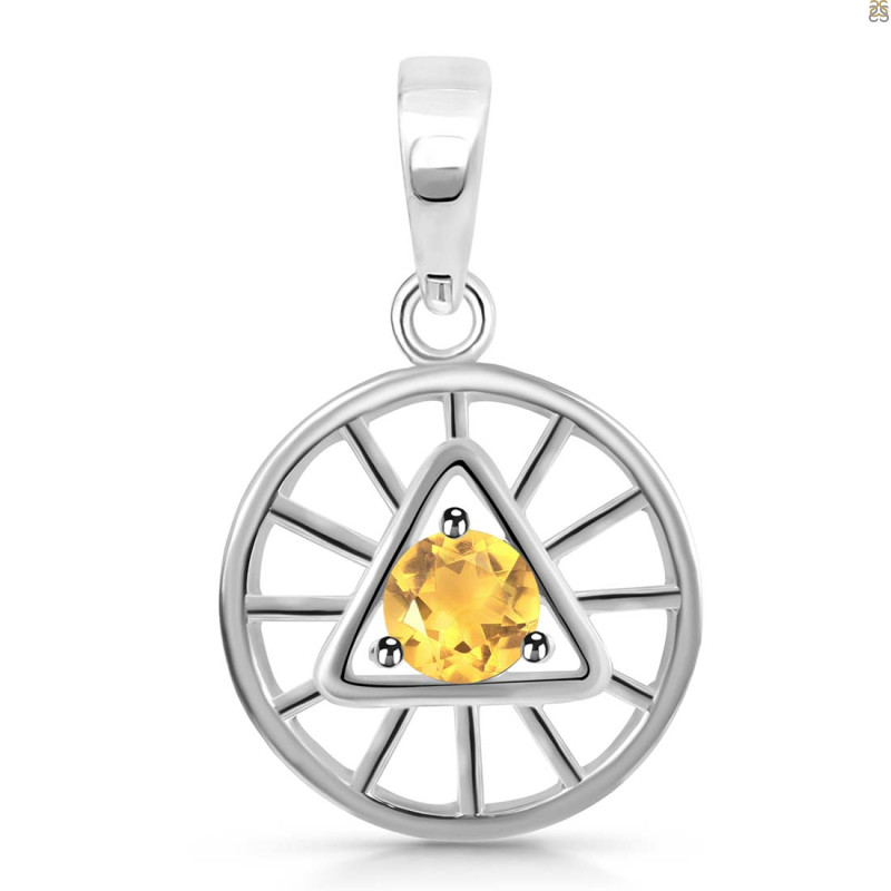 Citrine Illuminati Pendant CIT-RDEP-881.