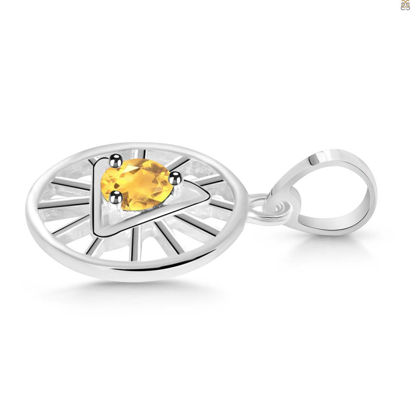 Citrine Illuminati Pendant CIT-RDEP-881.