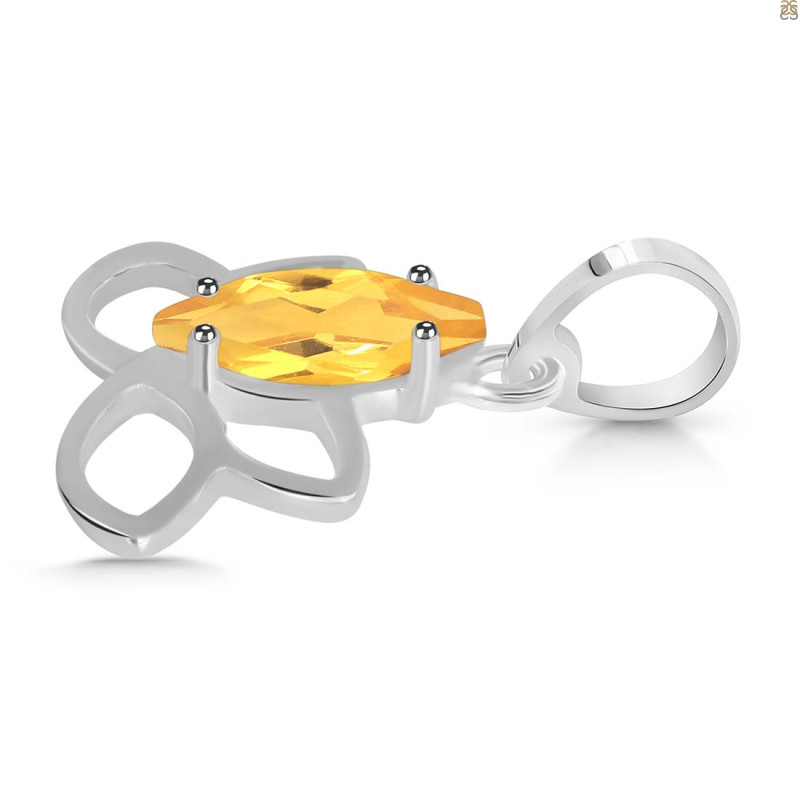 Citrine Butterfly Pendant CIT-RDEP-883.