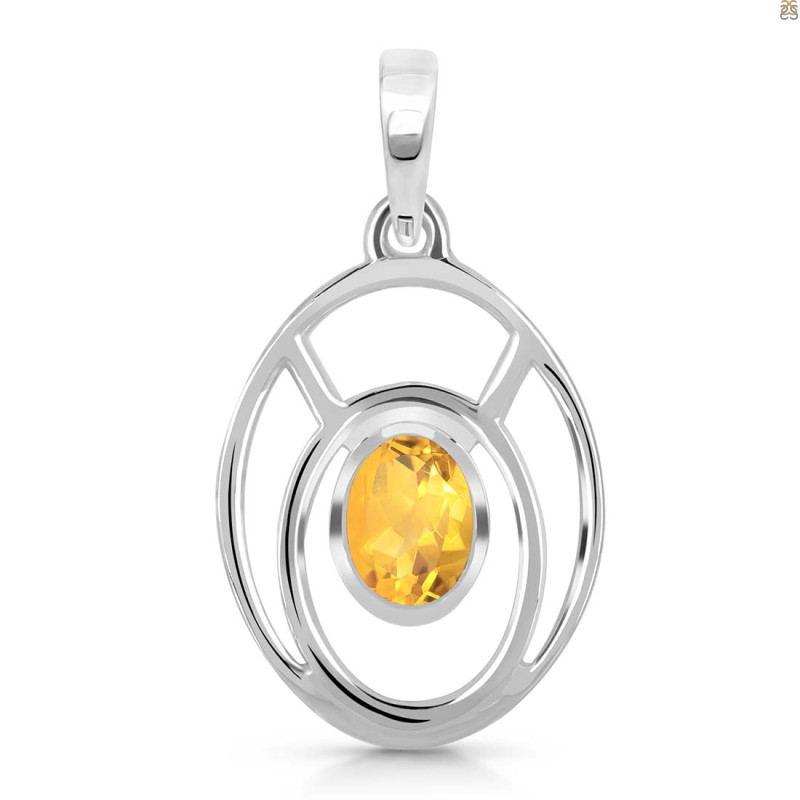 Citrine Pendant CIT-RDP-139.