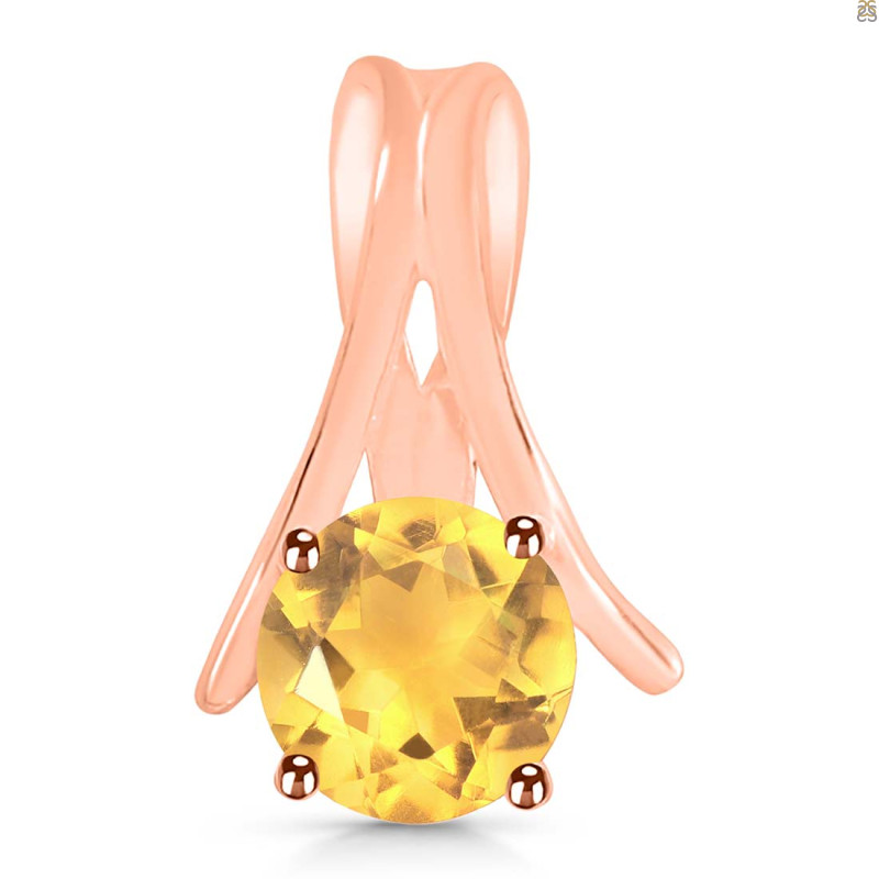 Citrine Pendant CIT-RDP-213.