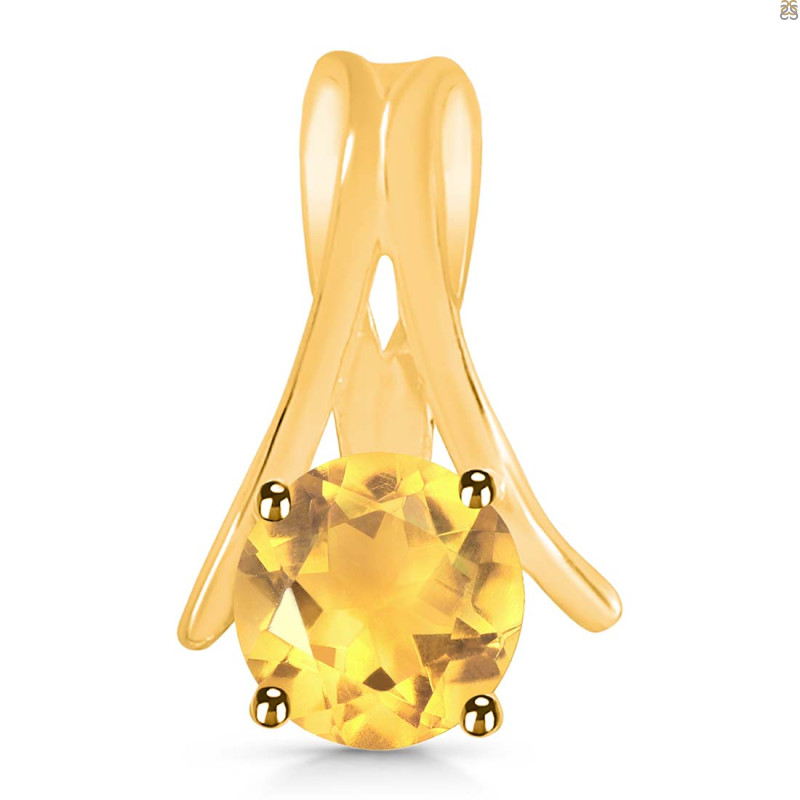 Citrine Pendant CIT-RDP-213.
