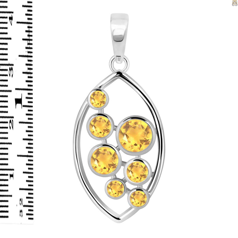 Citrine Pendant CIT-RDP-33.