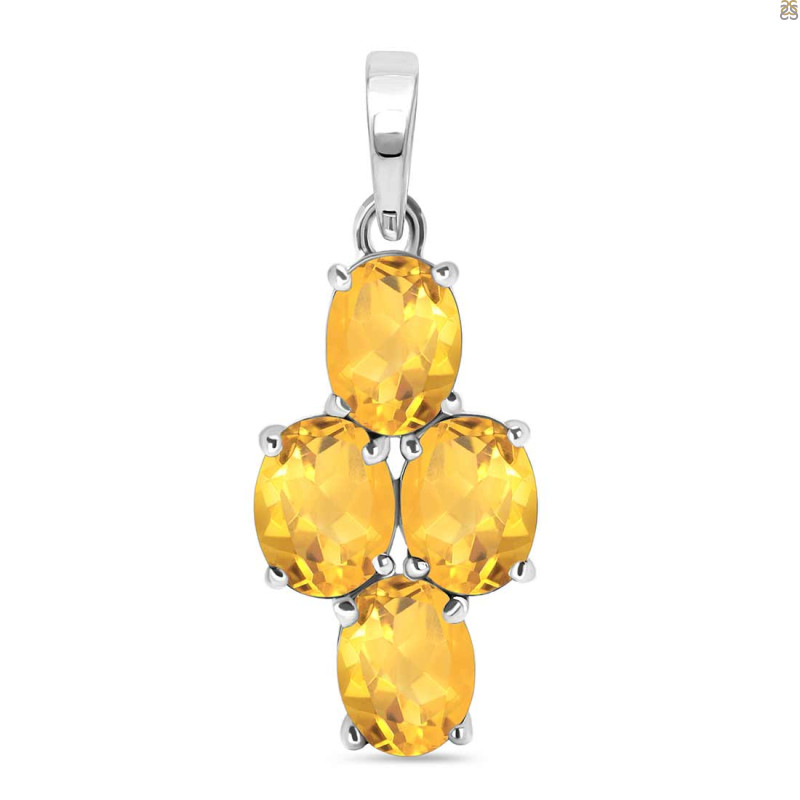 Citrine Pendant CIT-RDP-379.