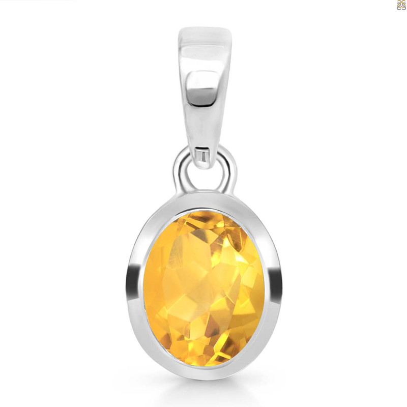 Citrine Pendant CIT-RDP-380.