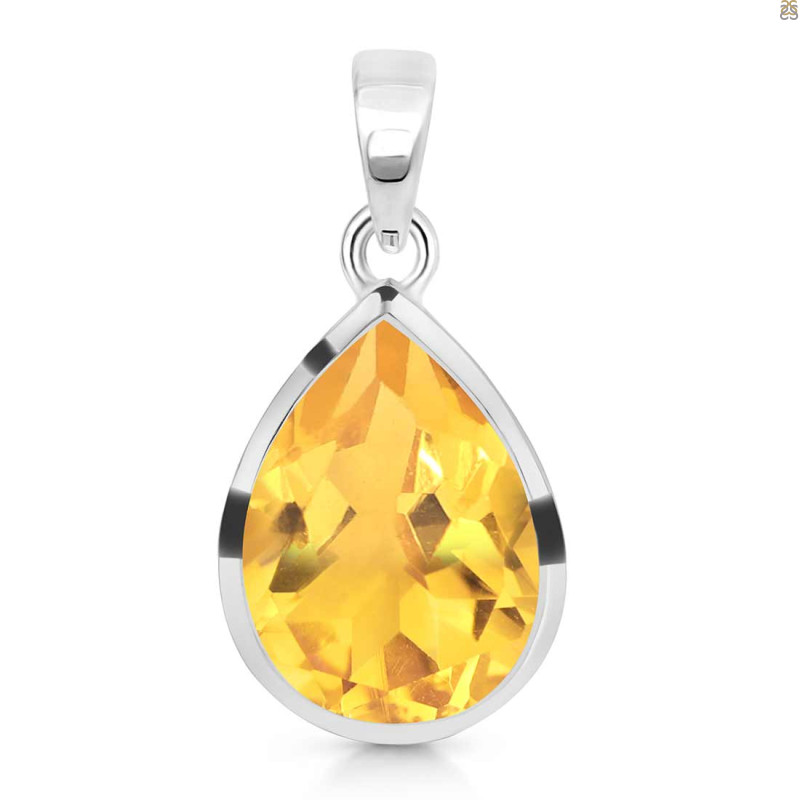 Citrine Pendant CIT-RDP-454.