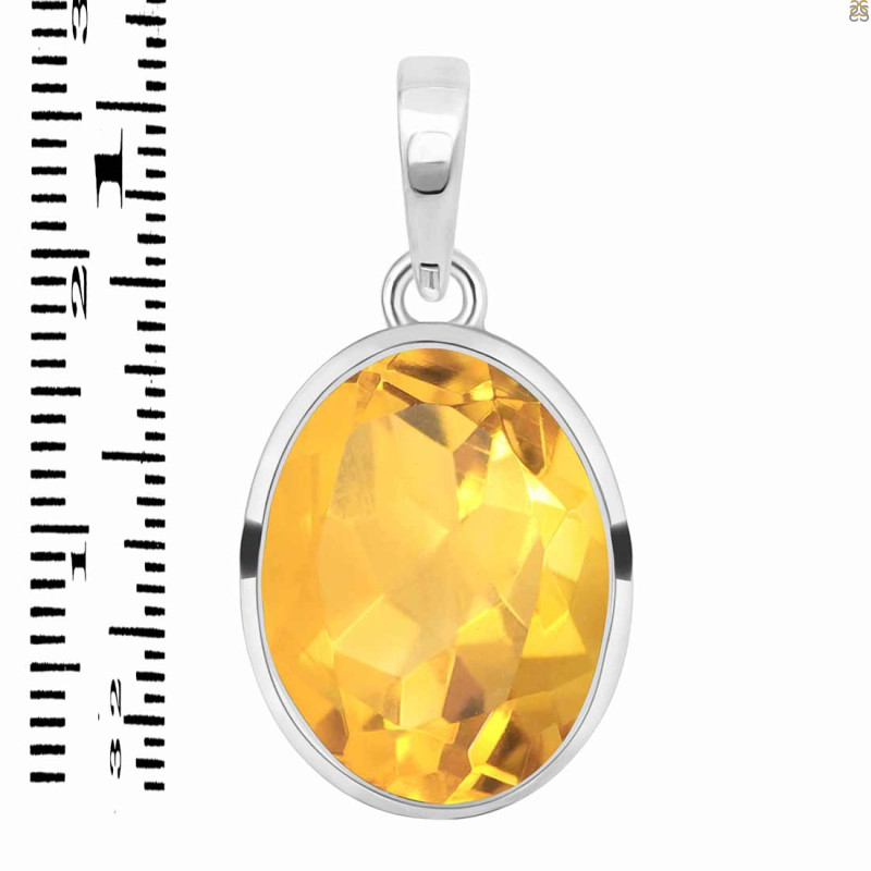 Citrine Pendant CIT-RDP-458.