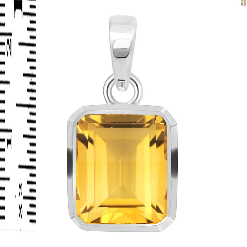 Citrine Pendant CIT-RDP-462.