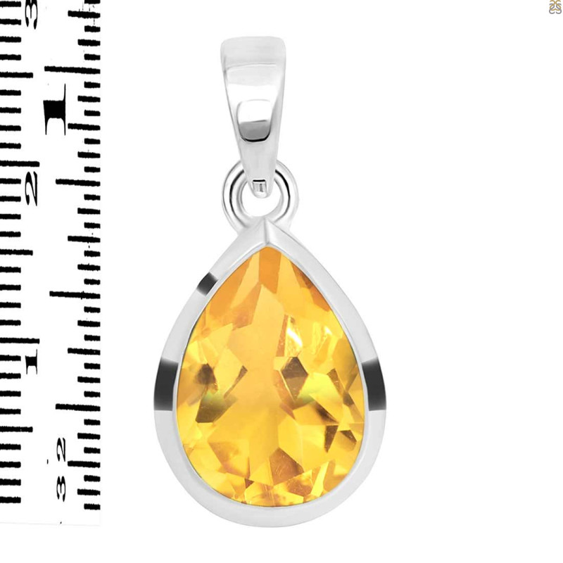 Citrine Pendant CIT-RDP-463.