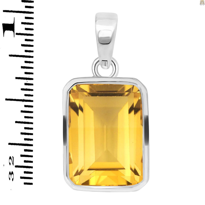 Citrine Pendant CIT-RDP-465.