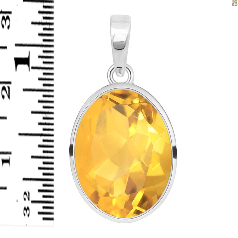 Citrine Pendant CIT-RDP-467.