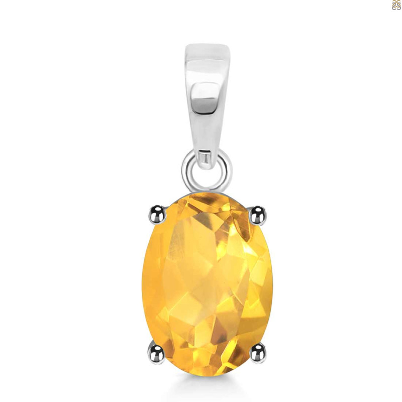 Citrine Pendant CIT-RDP-478.
