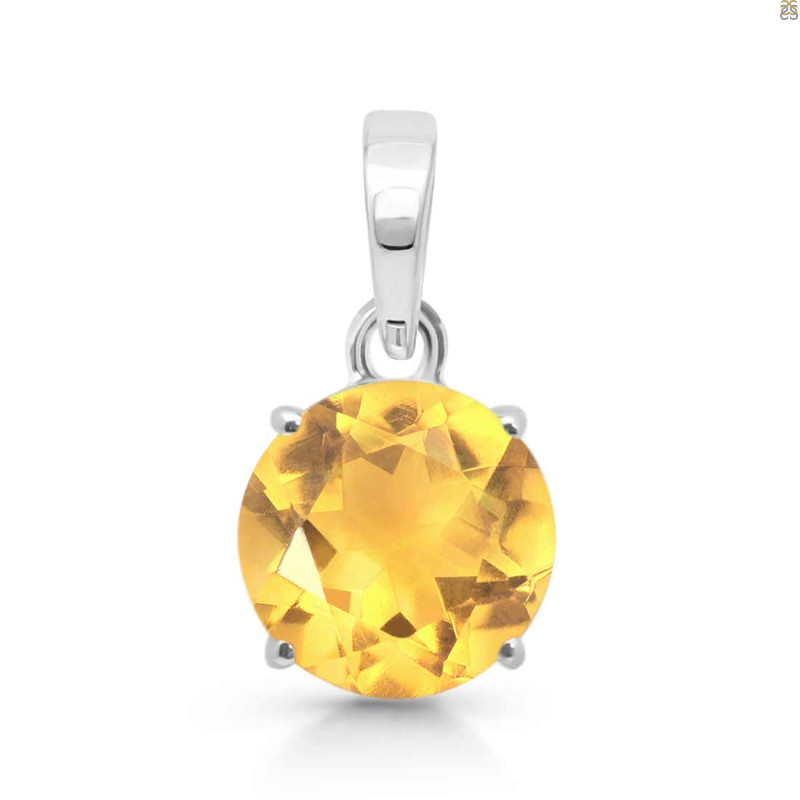 Citrine Pendant CIT-RDP-485.