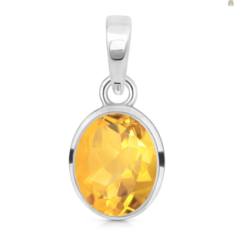 Citrine Pendant CIT-RDP-734.