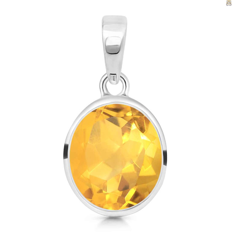 Citrine Pendant CIT-RDP-737.
