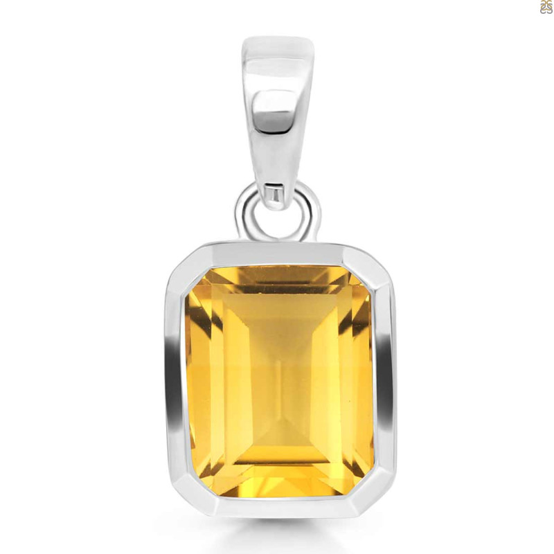 Citrine Pendant CIT-RDP-738.