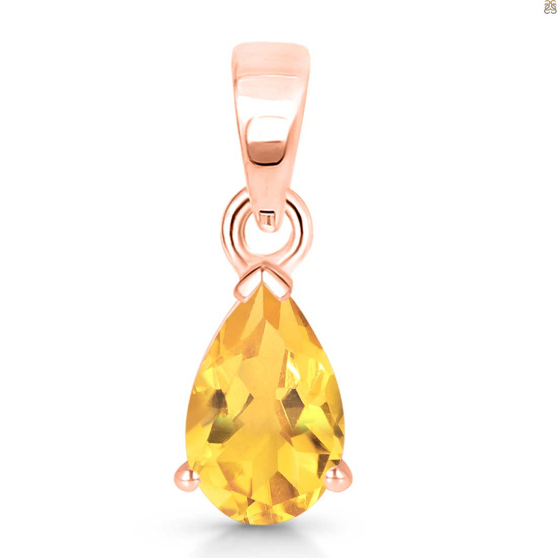 Citrine Pendant CIT-RDP-757.