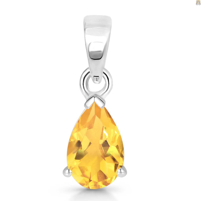 Citrine Pendant CIT-RDP-757.