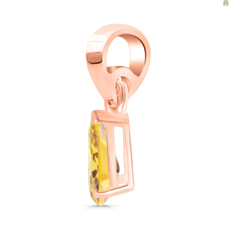 Citrine Pendant CIT-RDP-757.