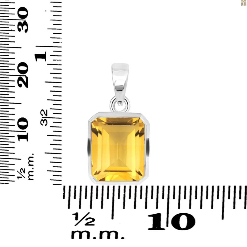 Citrine Pendant CIT-RDP-791.