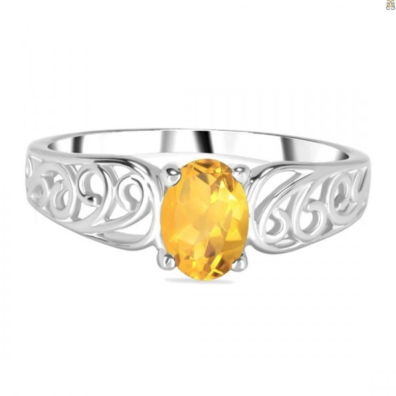 Citrine Ring CIT-RDR-10.
